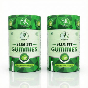 Slim Fit Gummies – 2 Pack (Green Apple Flavour)